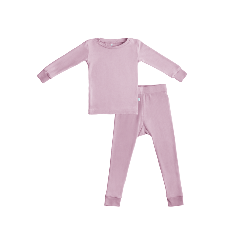 Dreamland Baby Pajamas Toddler/Kids Bamboo Pajamas - Misty Mauve