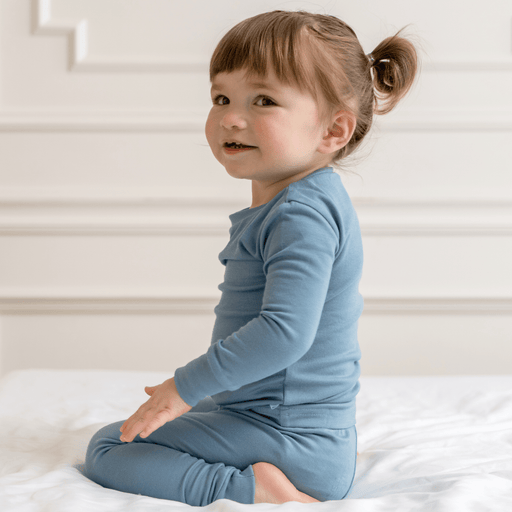 Dreamland Baby Pajamas Toddler/Kids Bamboo Pajamas - Ocean Blue