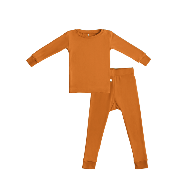 Dreamland Baby Pajamas Toddler/Kids Bamboo Pajamas - Rust