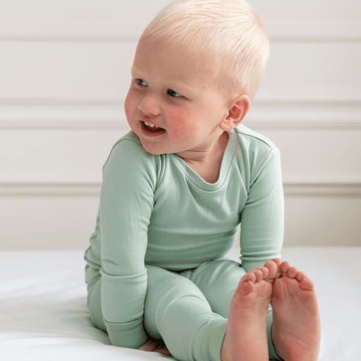 Dreamland Baby Pajamas Toddler/Kids Bamboo Pajamas - Sage Green