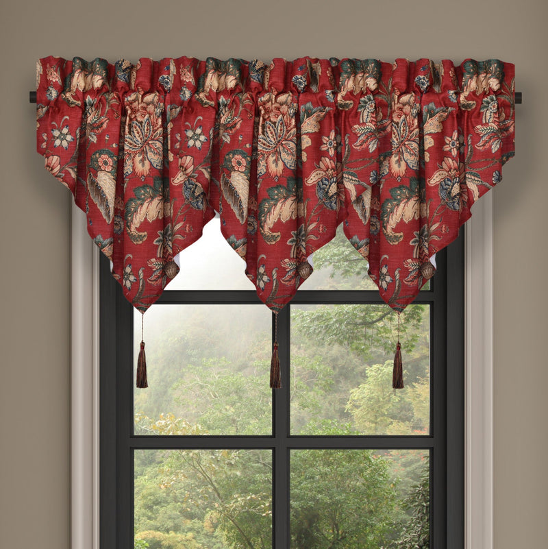 Enchanted Garden Window Ascot Valance