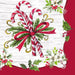 Evergreen Enterprises Christmas Paper Cocktail Napkin, 20 count, Candy Cane