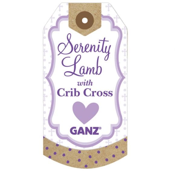 Ganz Baby Ganz Serenity Lamb with Crib Cross - Boy