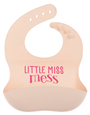 Ganz Baby Silicone Bib - Pink