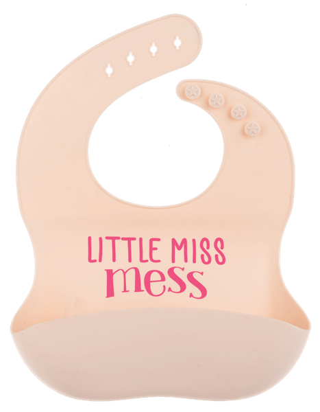 Ganz Baby Silicone Bib - Pink