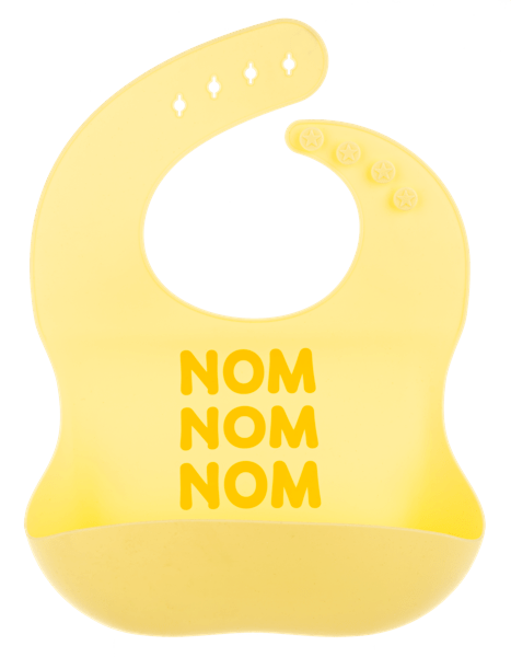Ganz Baby Silicone Bib - Yellow