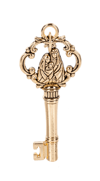 Ganz Charm The Nativity Key Charms