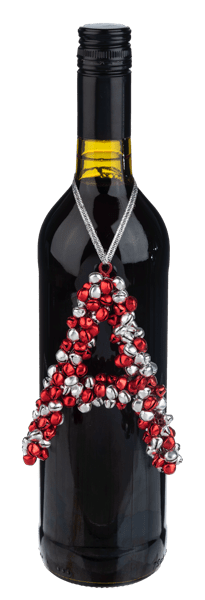 Ganz Christmas Jolly Jingles Monogram Ornaments - Indicate Letter in Notes Section