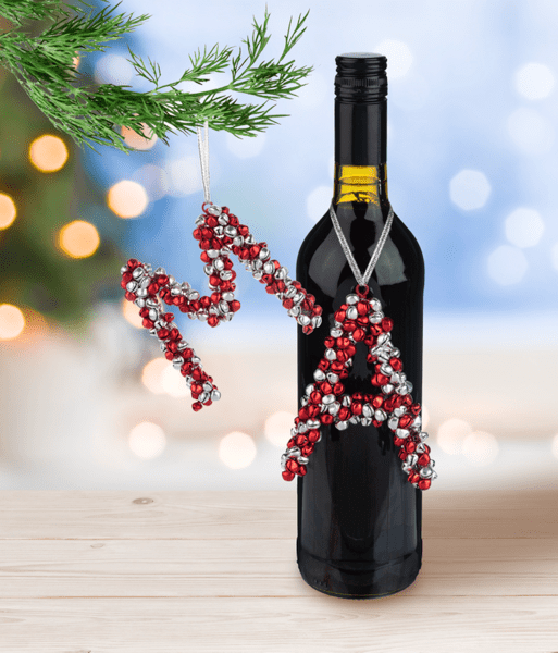 Ganz Christmas Jolly Jingles Monogram Ornaments - Indicate Letter in Notes Section