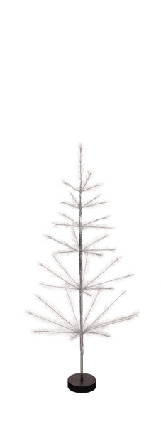 Ganz Christmas LED Light Up 4 Feet Silver Tree