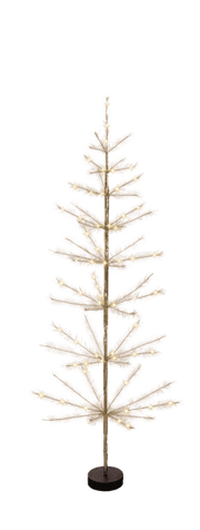 Ganz Christmas LED Light Up 5 Feet Gold Tree