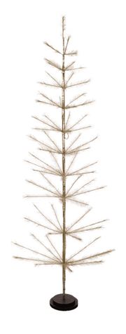 Ganz Christmas LED Light Up 6 Feet Gold Tree