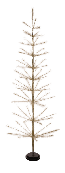 Ganz Christmas LED Light Up 6 Feet Gold Tree
