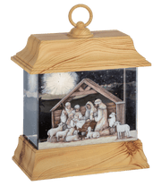 Ganz Christmas LED Light Up Shimmer Nativity Lantern
