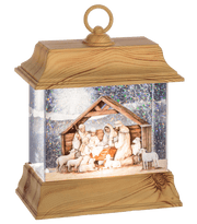 Ganz Christmas LED Light Up Shimmer Nativity Lantern