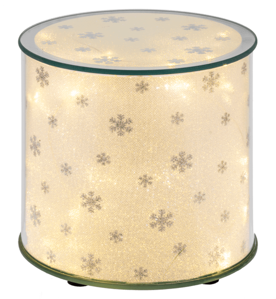 Ganz Christmas LED Light Up Snowflake Riser Displayer Set (3 pc. set)