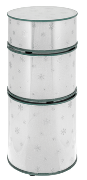 Ganz Christmas LED Light Up Snowflake Riser Displayer Set (3 pc. set)