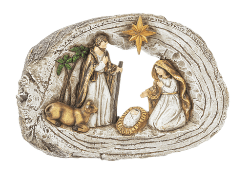 Ganz Christmas Log Figurine - Medium