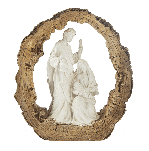 Log Nativity Figurine — Treasured Accents