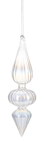 Ganz Christmas Ornaments Iridescent Finial Ornaments