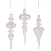Ganz Christmas Ornaments Iridescent Icicle Drop Ornaments