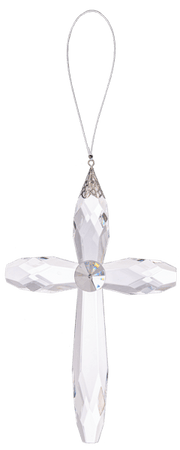 Ganz Christmas Ornaments Pray For Me Hanging Cross