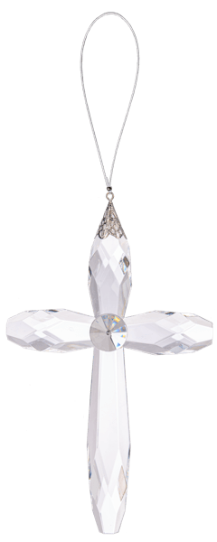 Ganz Christmas Ornaments Pray For Me Hanging Cross