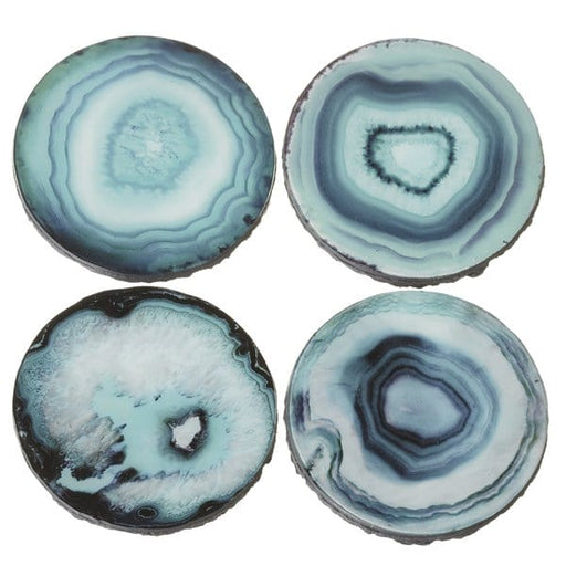 Ganz Coasters Blue Faux Agate Coasters (4 pc. set)