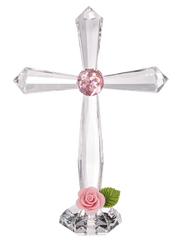 Ganz Decor Medium Standing Floral Crosses