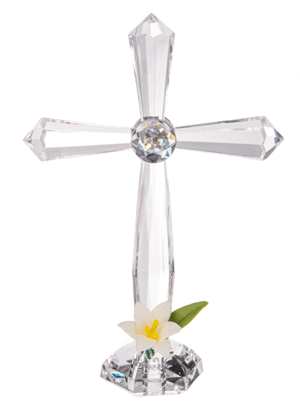 Ganz Decor Medium Standing Floral Crosses