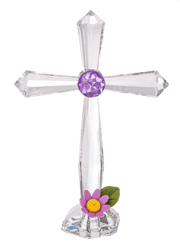 Ganz Decor Medium Standing Floral Crosses