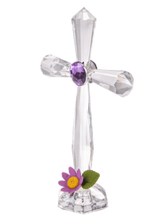 Ganz Decor Medium Standing Floral Crosses