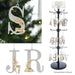 Ganz Deer Elegant Reindeer Monogram Ornaments - Specify Letter