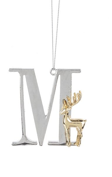 Ganz Deer Elegant Reindeer Ornament - M