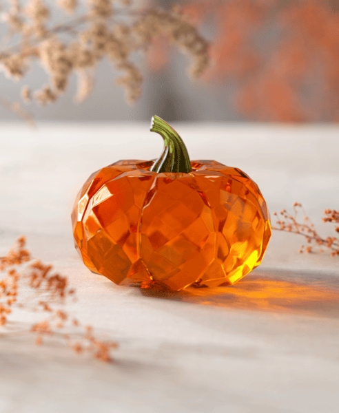 Ganz Fall Decor Acrylic Pumpkin