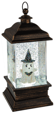 Ganz Fall Decor LED Light Up Shimmer Ghost Lantern