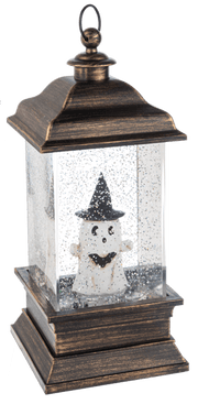 Ganz Fall Decor LED Light Up Shimmer Ghost Lantern
