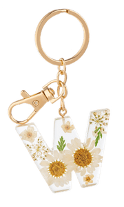 Ganz Gift Floral Monogram Key Rings