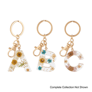 Ganz Gift Floral Monogram Key Rings