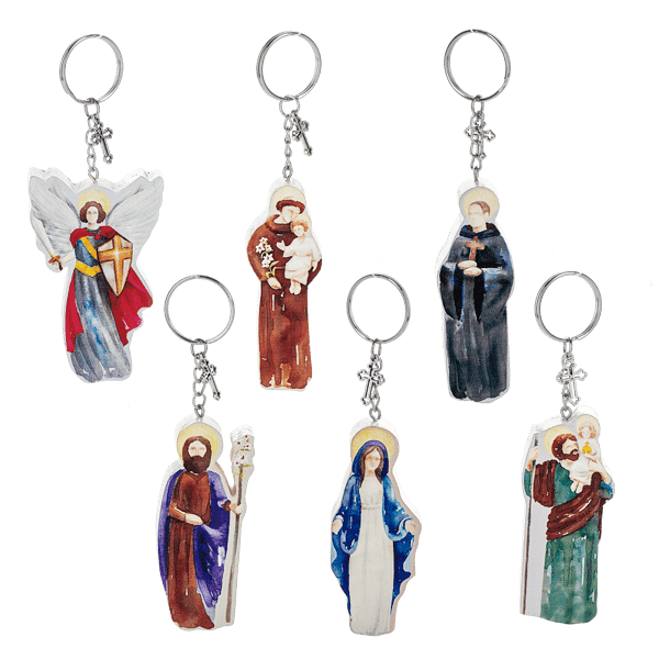 Patron Saint Key Rings — Treasured Accents