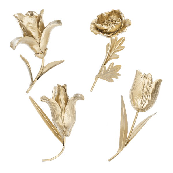 Ganz Golden Flowers Figurines