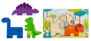 Ganz Kids Wooden Dino Layered Puzzle