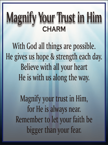 Ganz Magnify Your Trust in Him Charms