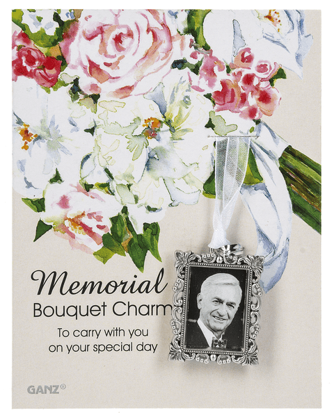 Ganz Memorial Bouquet Charm with Backer Card