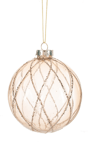 Ganz Ornaments Amber Ball Ornaments - Specify Style at Checkout - FINAL SALE