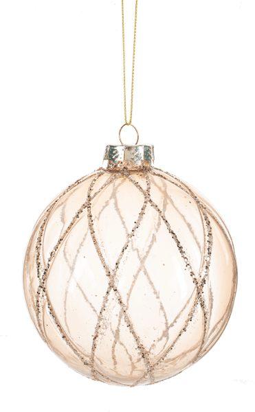 Ganz Ornaments Amber Ball Ornaments - Specify Style at Checkout - FINAL SALE