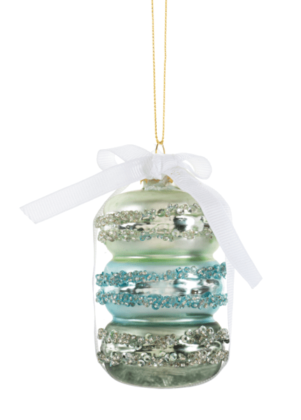 Ganz Ornaments Holiday Macaron Ornaments  - Blue