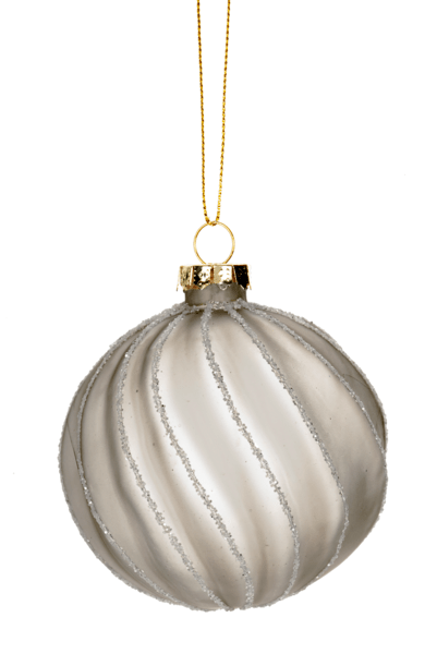 Ganz Ornaments Textured Swirl Ball Ornaments  - Specify color