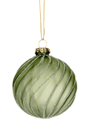 Ganz Ornaments Textured Swirl Ball Ornaments  - Specify color