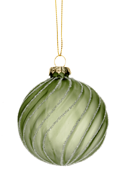 Ganz Ornaments Textured Swirl Ball Ornaments  - Specify color